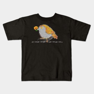 Sunflower Bird Costume Gift Kids T-Shirt